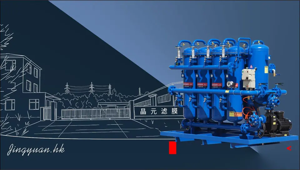 Système de filtration de précision sur skid pour chaîne d'approvisionnement carburant JY-DX40 — équipement de filtration industrielle Jingyuan